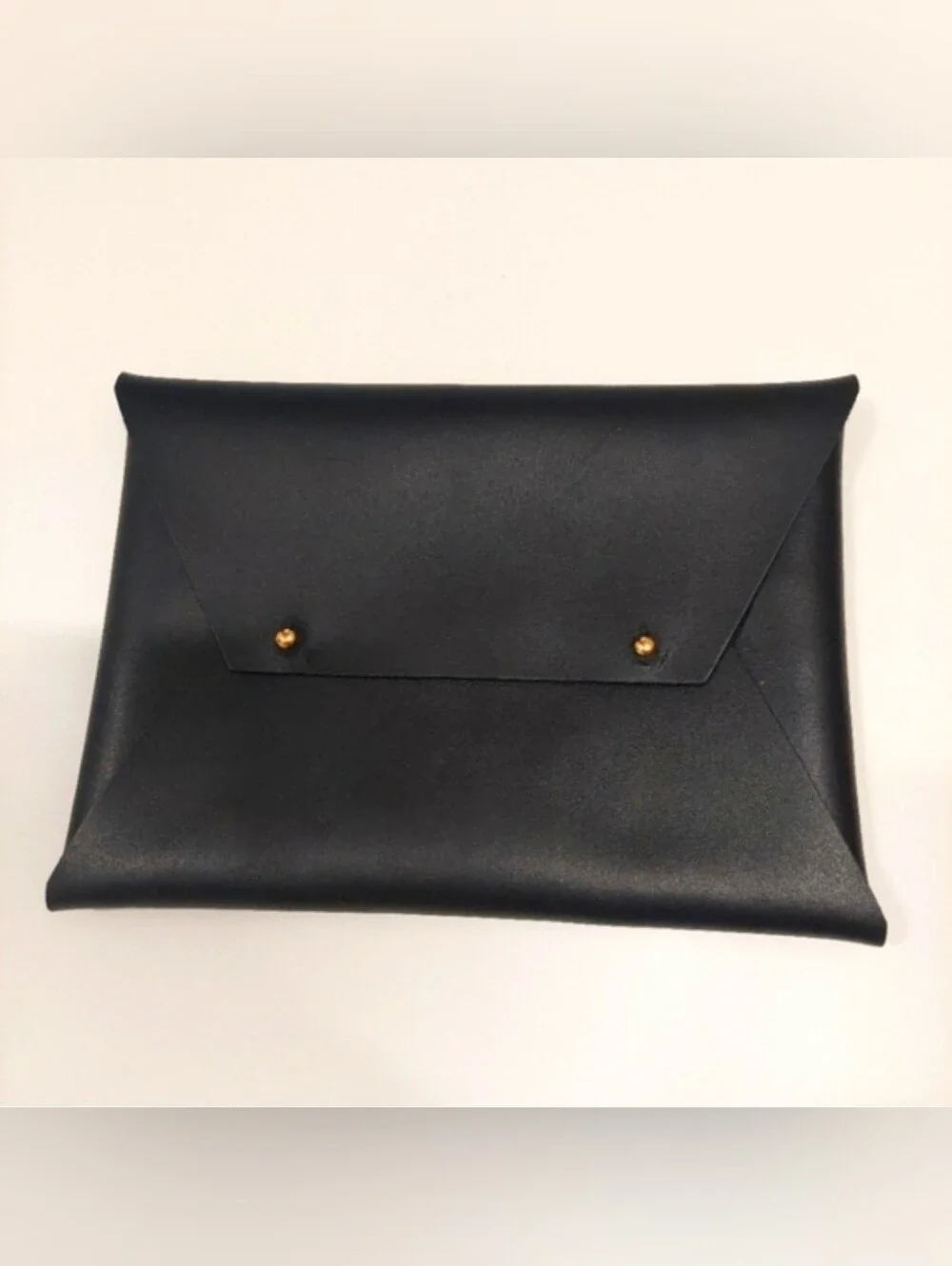 Tribe Alive Clutch Bag Purse Envelope Black with Gold Accents